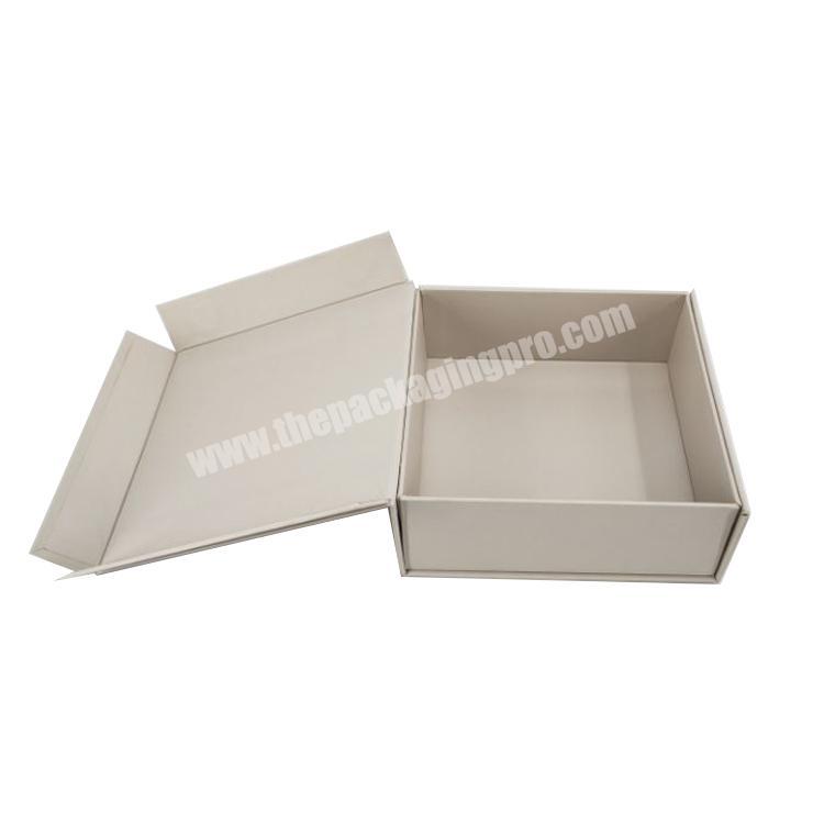 Luxury Custom Printing Pink Cardboard Rigid Magnetic Flat Pack Folding Clothes Paper Packaging Gift Box