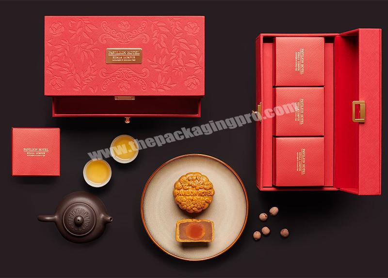 Custom Premium Moon Cake Packaging Gift Box