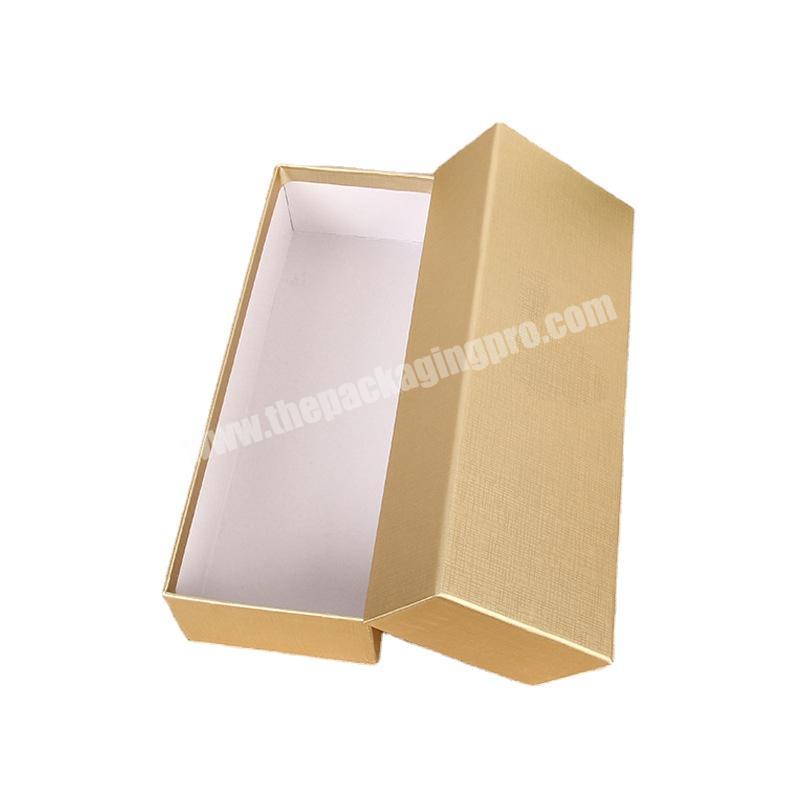 Luxury custom top and bottom carton golden bread box hot stamping holographic printing badge LOGO