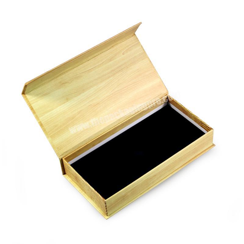 Luxury custom wooden gift box for earphone packaging