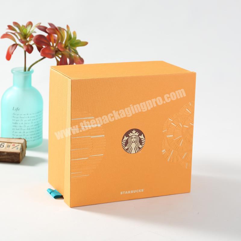 Luxury customized box rigid special two layer mooncake  eco friendly paper packing gift box cake box for food packaging