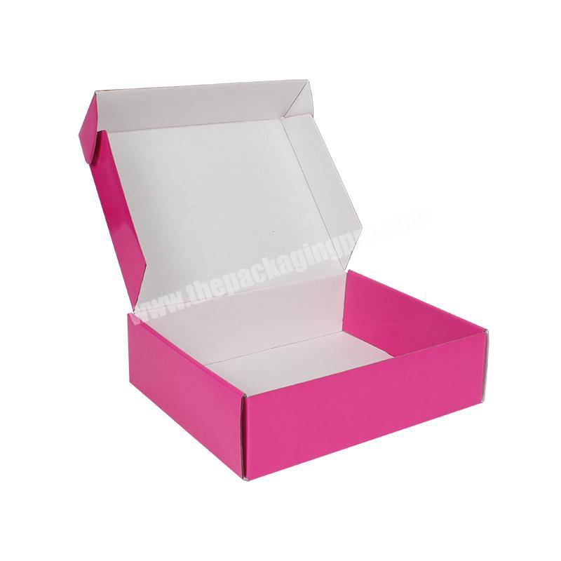 Luxury customized plane aircraft shipping boxes , logo carton packaging gift printed pink foldable paper air plane box