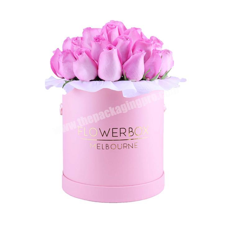 Luxury  Delivery Bouquet Pink Roses In A Box Melbourne