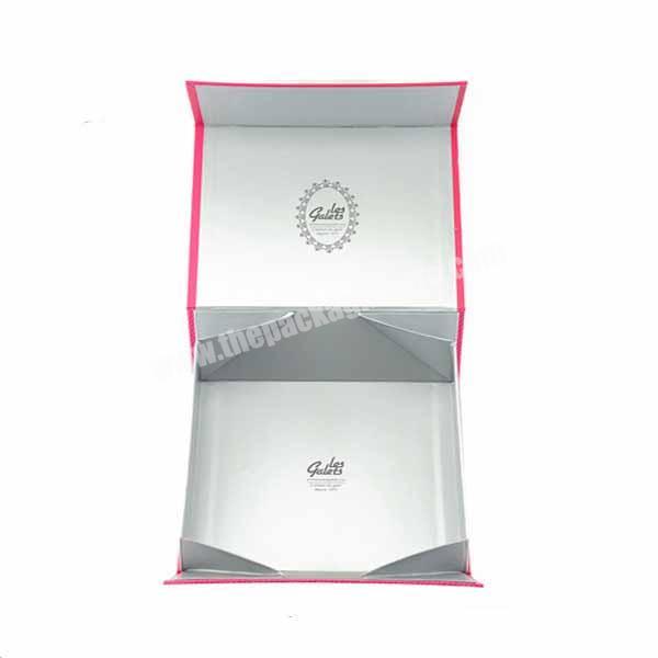 Luxury design gift box packaging with foldable design