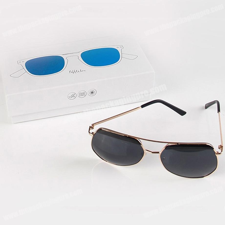 luxury design paper sunglasses packaging boxes with logo