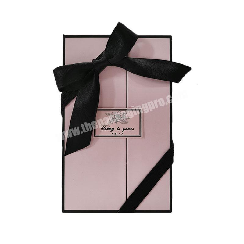 Luxury double door open design perfume bottle packaging gift box