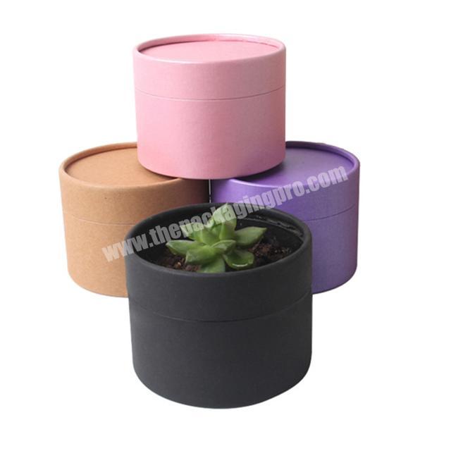 Luxury eco friendly waterproof custom printed small round flower gift box