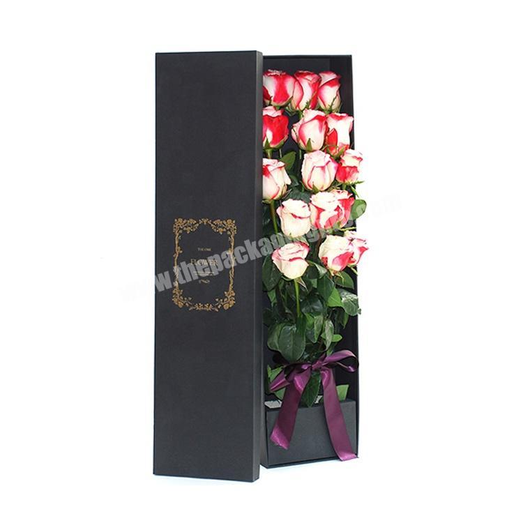 luxury empty Cardboard Paper Packaging rose flower gift box