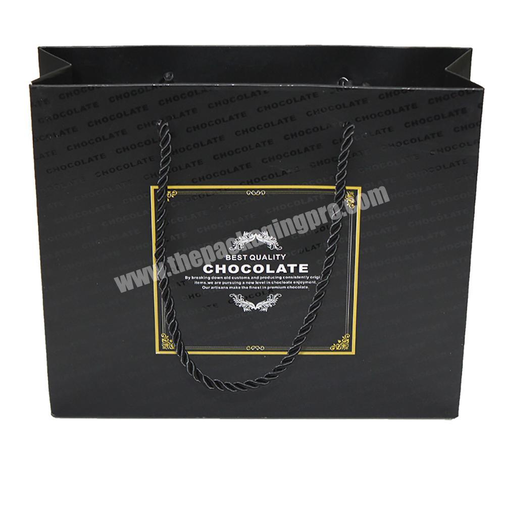 Luxury Famous Branded Recycled Custom Gift Shopping Paper Bag With Logo