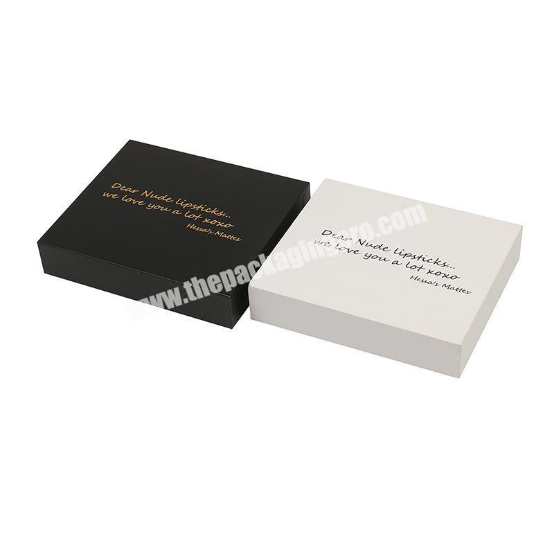 luxury fancy packaging box for silk scarf  personal care in hot stamping
