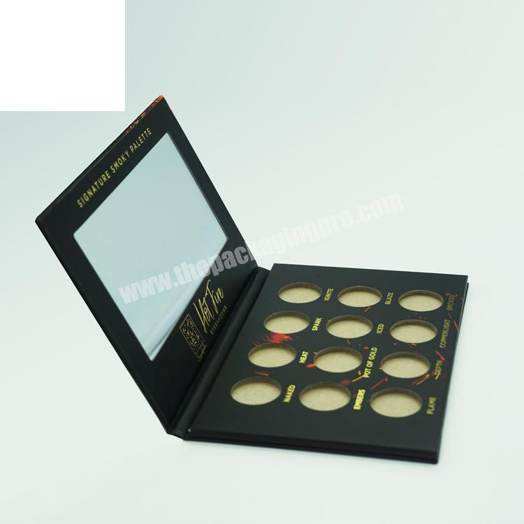 luxury fashion glitter eyeshadow case paper packaging box