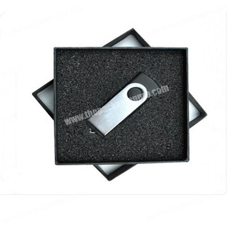 Luxury Foldable Magnetic Closure Gift Box For Usb Drive