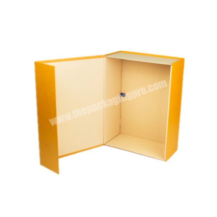 luxury folding rigid gift cardboard paper Collapsible box