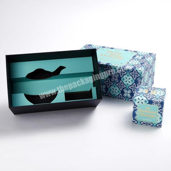 Luxury Gift Box Handmade Paper Rigid Paper Box Packaging with Paper Insert