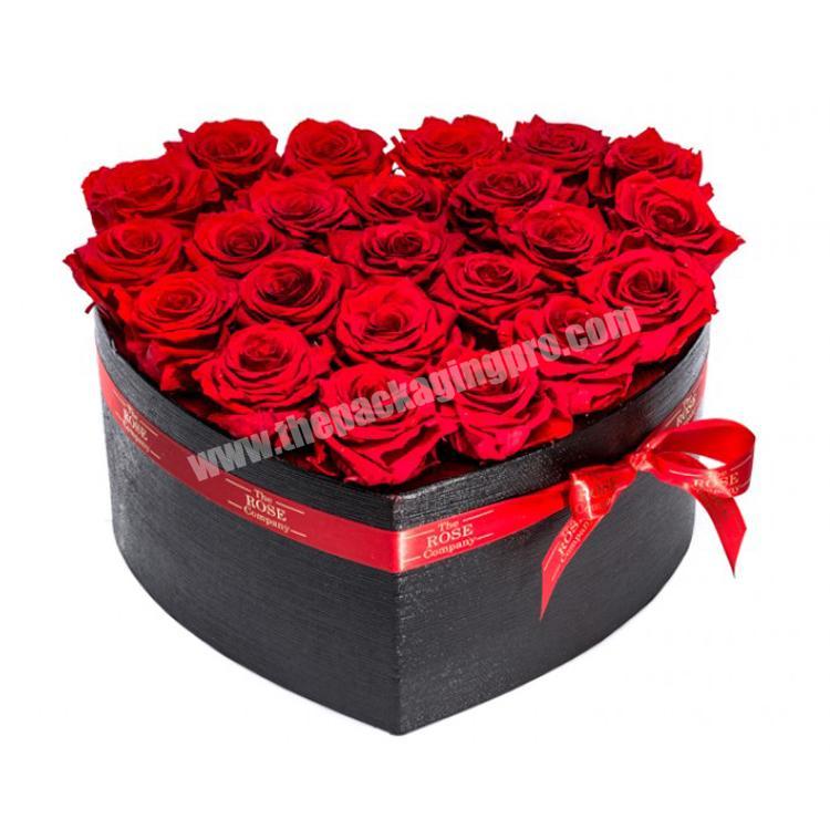 Luxury gift box heart shape for flower packing