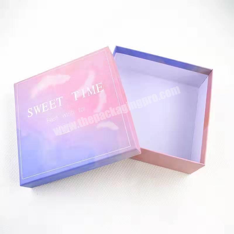 Luxury gift boxes packing with large t-shirt paper gift packaging