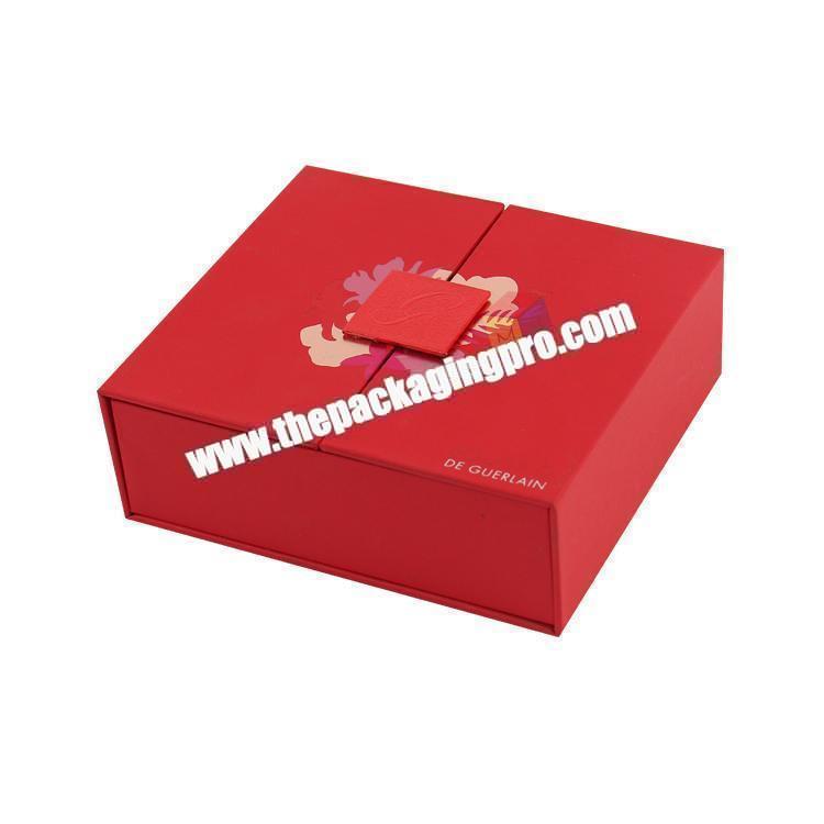luxury gift design cardboard two door box packaging