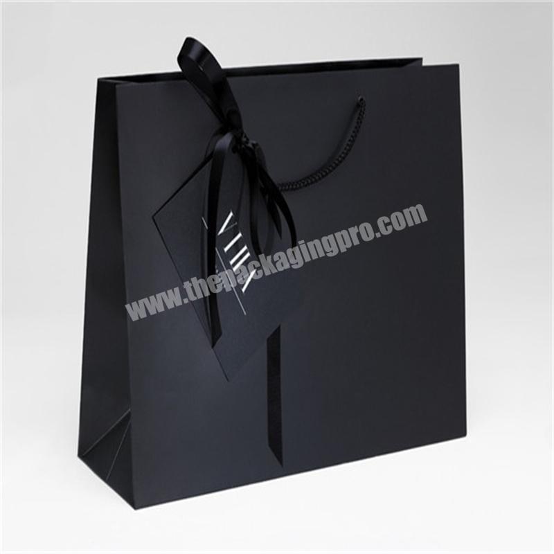 Luxury Gift Paper Bag Custom Made Printed Logo Jewelry Packaging Kraft ...