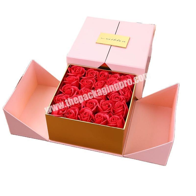 Luxury Gift Paper Boxes Custom Logo  Gift Box Packaging  Wholesale Package Gift Box With Ribbon