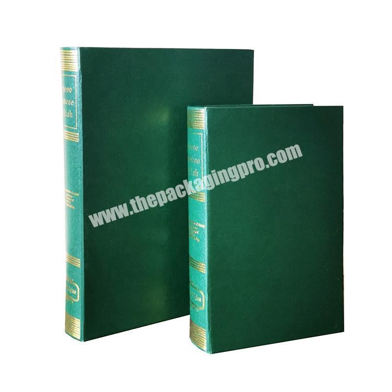 Luxury Handmade Custom Logo Large Shape Book-Shaped Paper Decorative Book Shaped Boxes