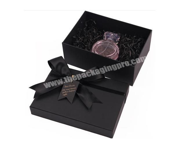 Luxury hard cardboard color printing cosmetic packaging box with inner