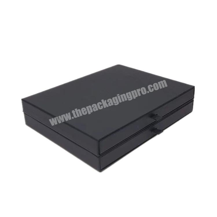 Luxury high quality black gift paper box for eyelash