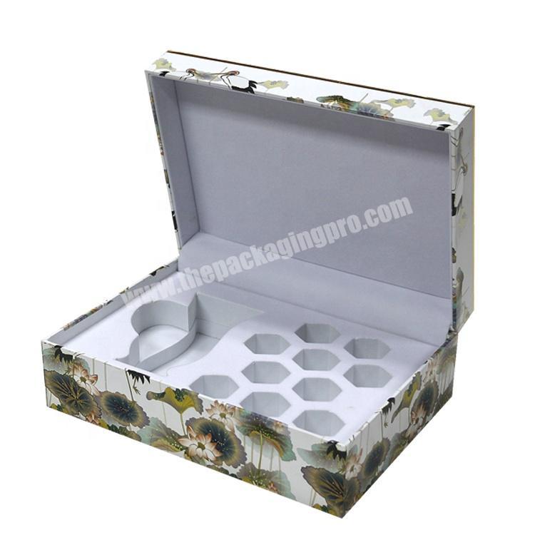 Luxury High Quality High-class Cardboard  tea packaging gift box custom
