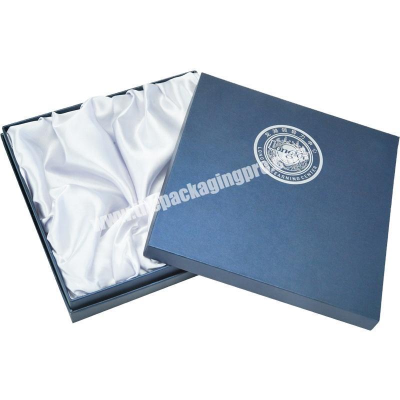 Luxury hot  stamping logo clothes shirt gift  packaging  customize  box