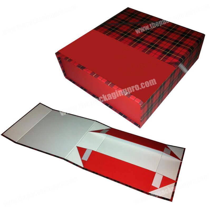 Luxury industrial price custom logo printed wholesale magnet close packaging folding box