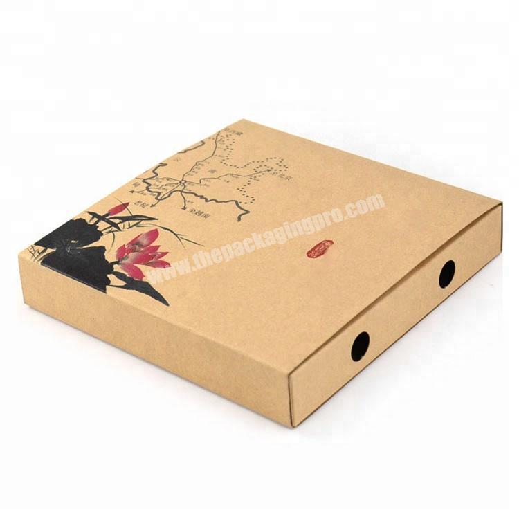 Luxury kraft tea bags paper packaging display drawer paper packaging box