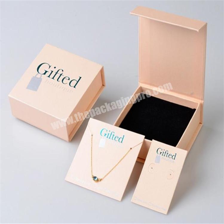 Luxury Large Production Logo Printed Jewelry Gift Box cheap wholesale