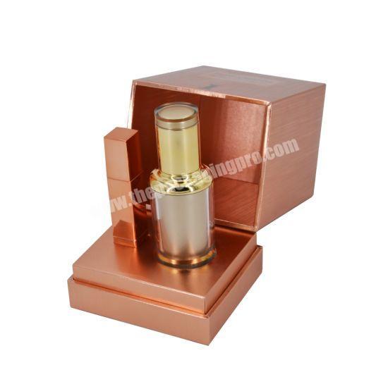 Luxury Lid And Base Cosmetic Gold Paper Gift Packaging Paper Box