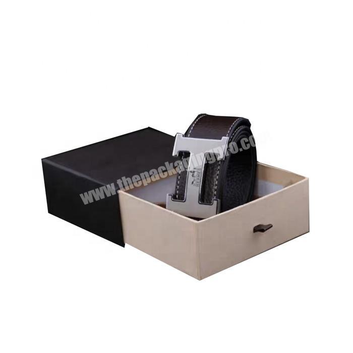 Luxury lovely paper packaging gift box sliding open drawer boxes
