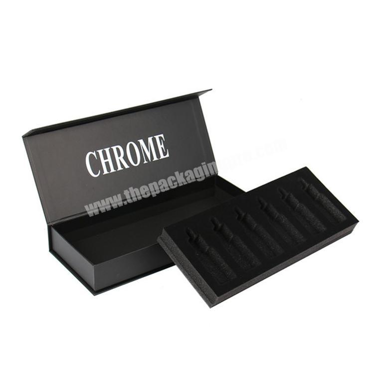 luxury magnetic closure false nail packaging box