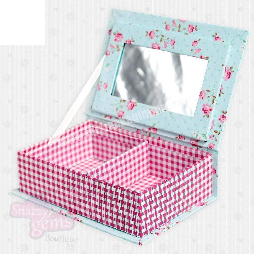 Luxury Magnetic Closure Gift Box With Window For Jewelry