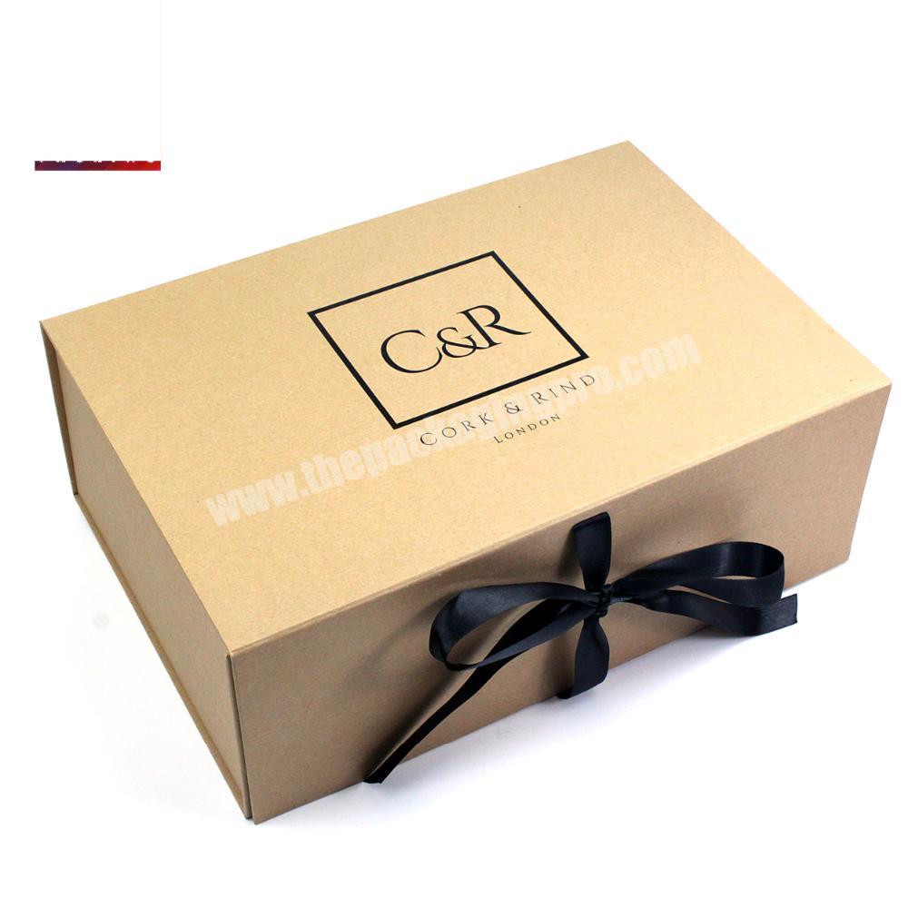 Luxury Magnetic Custom Wedding Paper Gift Box With Ribbon Crownwin Packaging