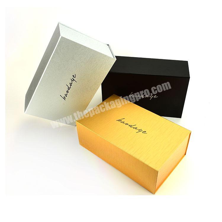 Luxury magnetic foldable shoe gift box
