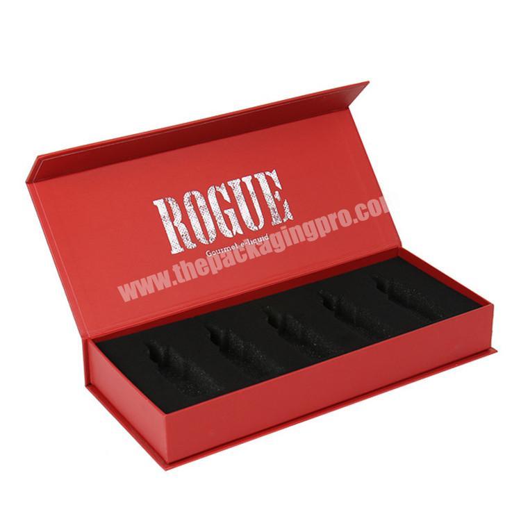 luxury magnetic glass bottle box packaging for essential oil