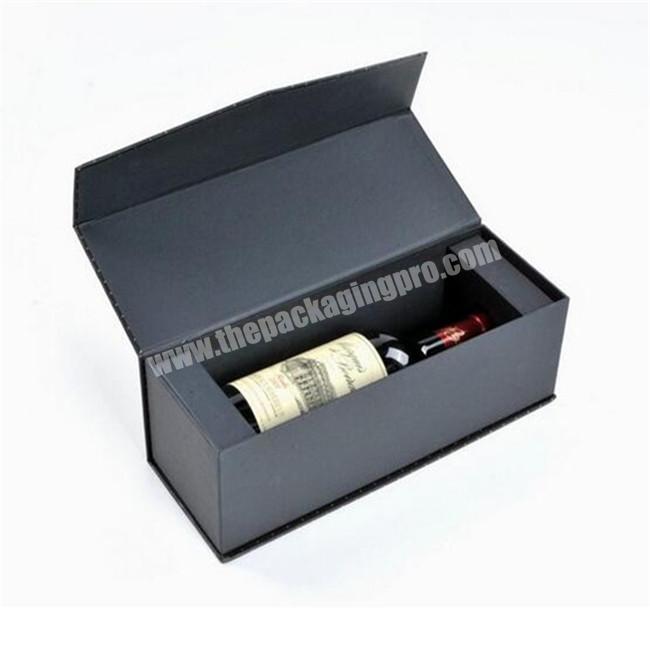 luxury magnetic paper mini sublimation  wine bottle gift box