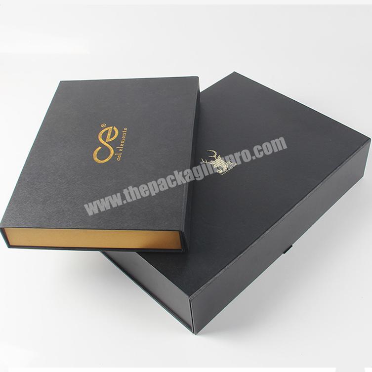 luxury magnetic printed gift paper box packaging with custom logo