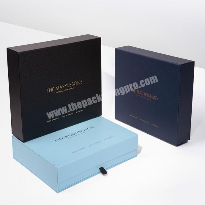 Luxury New Design Hinged-Lid Magnetic Double Layers Gift Paper Boxes