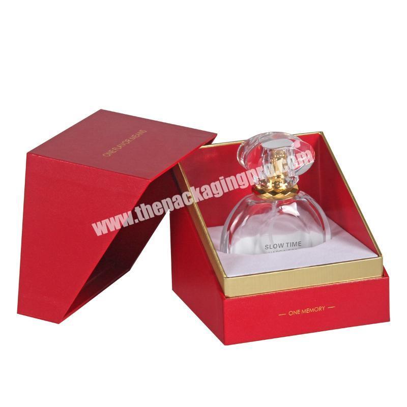 Luxury New Design Perfume Box Custom Printed Paper Perfume Gift Box With Foam