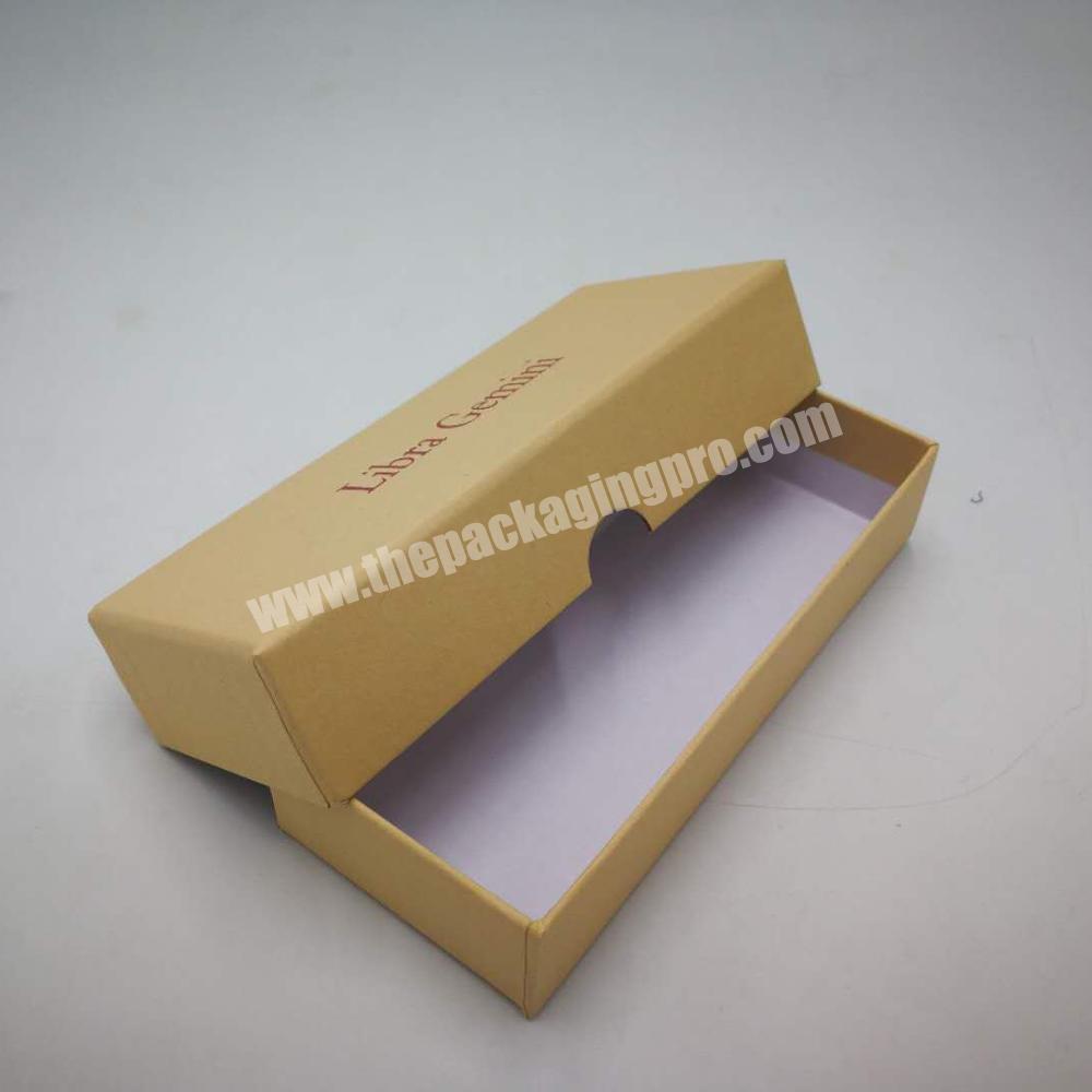 Luxury OEM Custom Watch Band Strap Kraft Paper Package Retail Gift Box