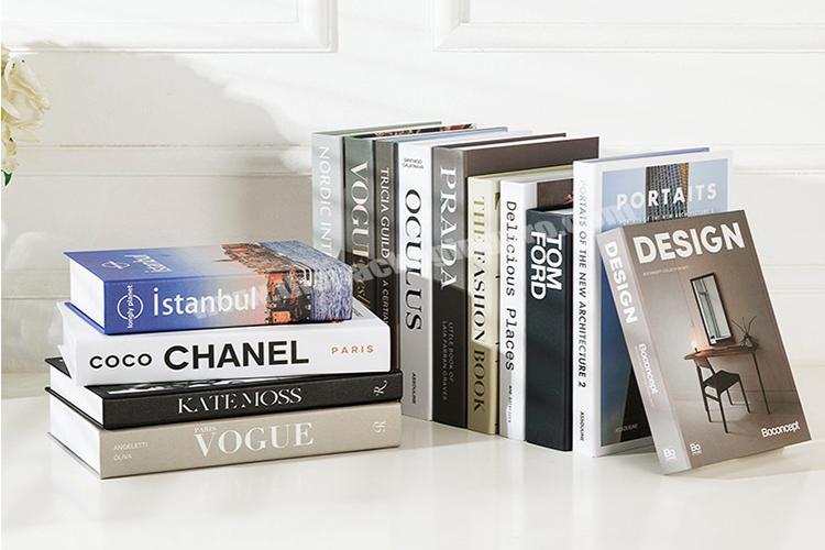 Designer coffee table faux books