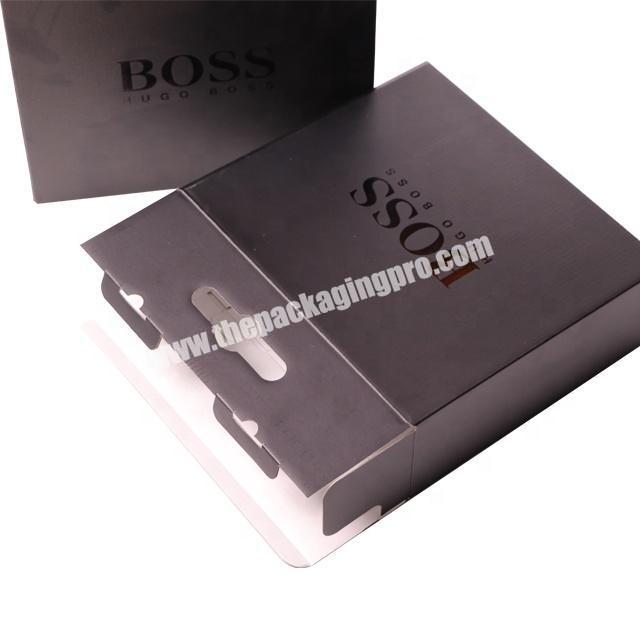 luxury packaged gift box with customizable icons paper display box