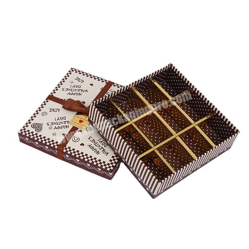 Luxury packaging customized by the manufacturer for small chocolates