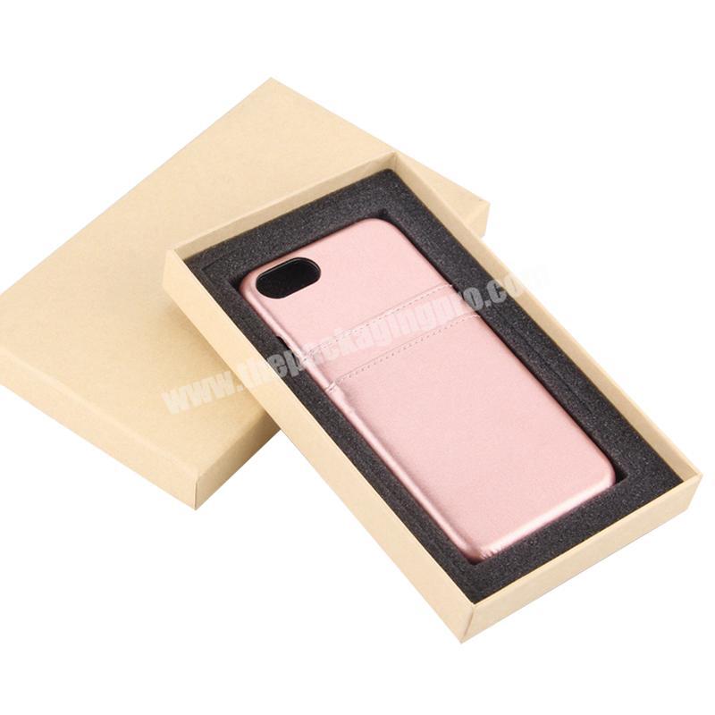 Luxury  Paper Cardboard  Classic Custom Design  Lid and Base Phone and Phone Case  Gift Box Packaging