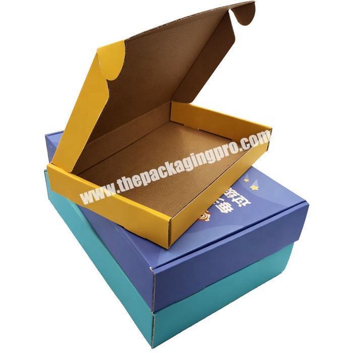 Luxury paper corrugated mailer packaging box flat pack mailer box
