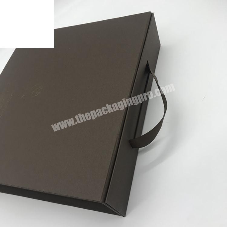 luxury paper gift logo premium cardboard paper custom packaging box