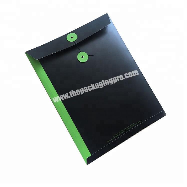 Luxury paper storage envelope bags with your own logo